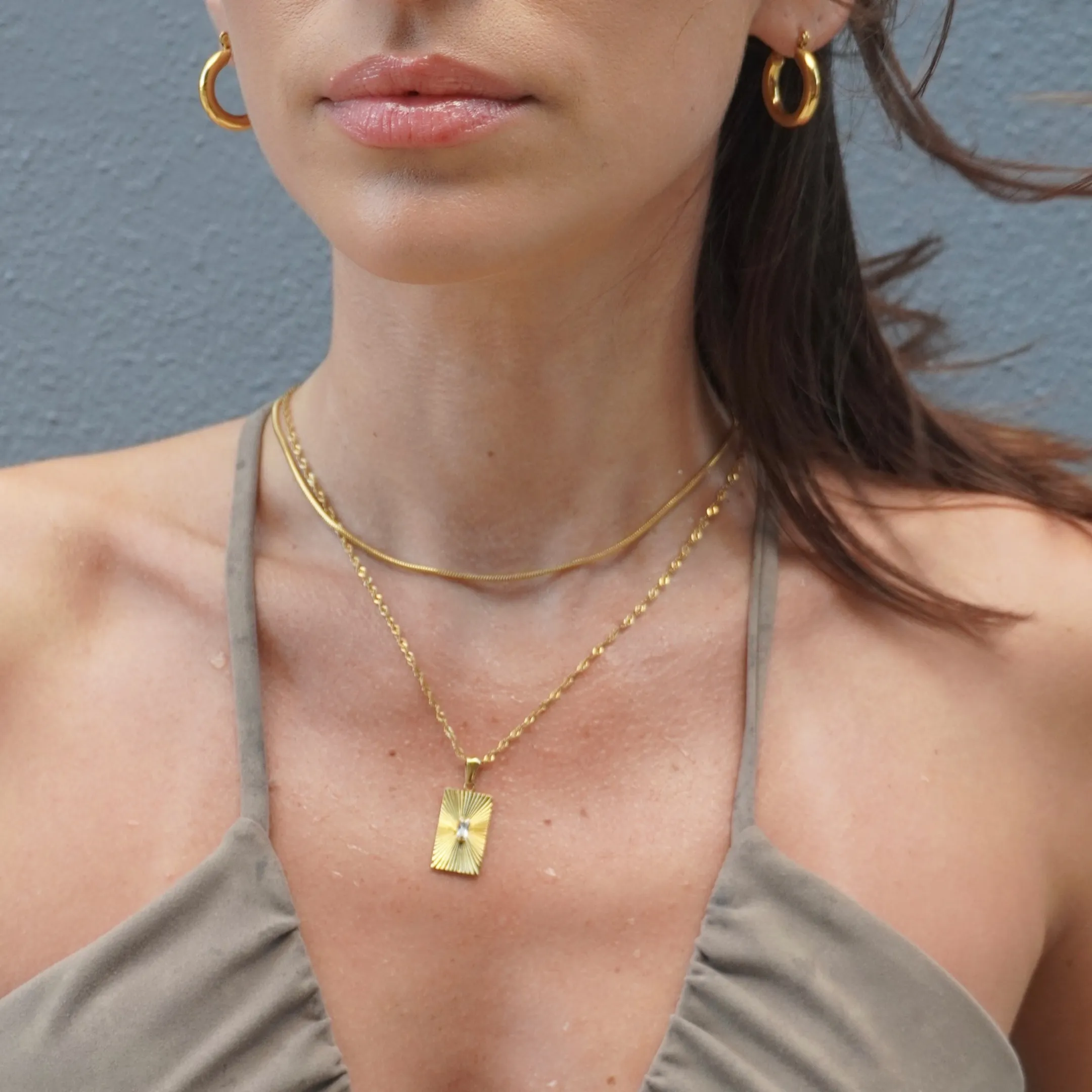 Amara Dainty Snake Chain Choker Necklace