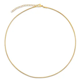 Amara Dainty Snake Chain Choker Necklace