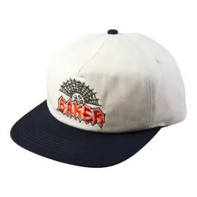 BAKER JOLLYMAN SNAPBACK HAT WHITE/NAVY