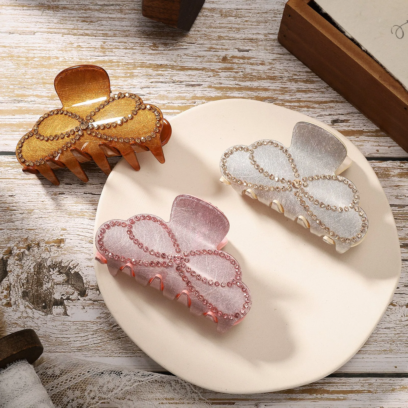 Bow Tie Claw Clips