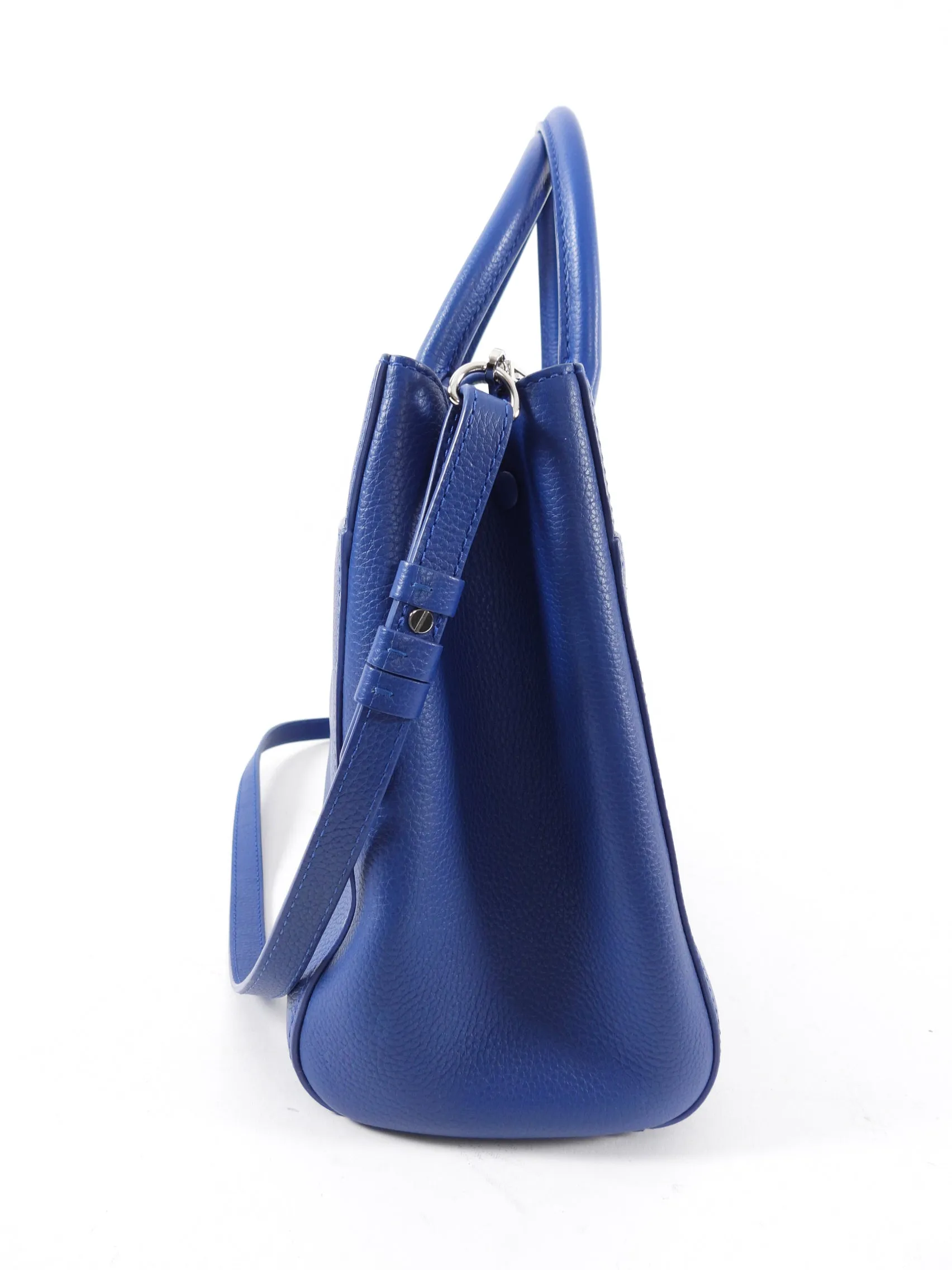 Chanel Blue Small Neo Executive Tote Two Way Bag