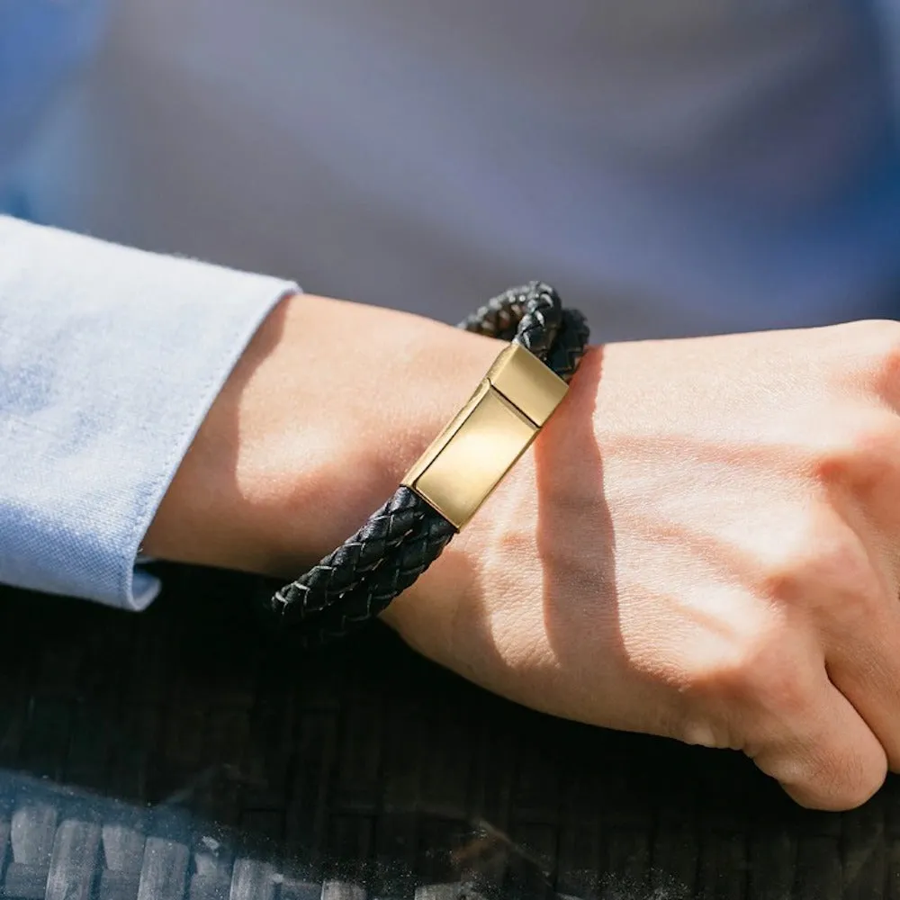 Double Layer Braided Rope Bracelets for Men