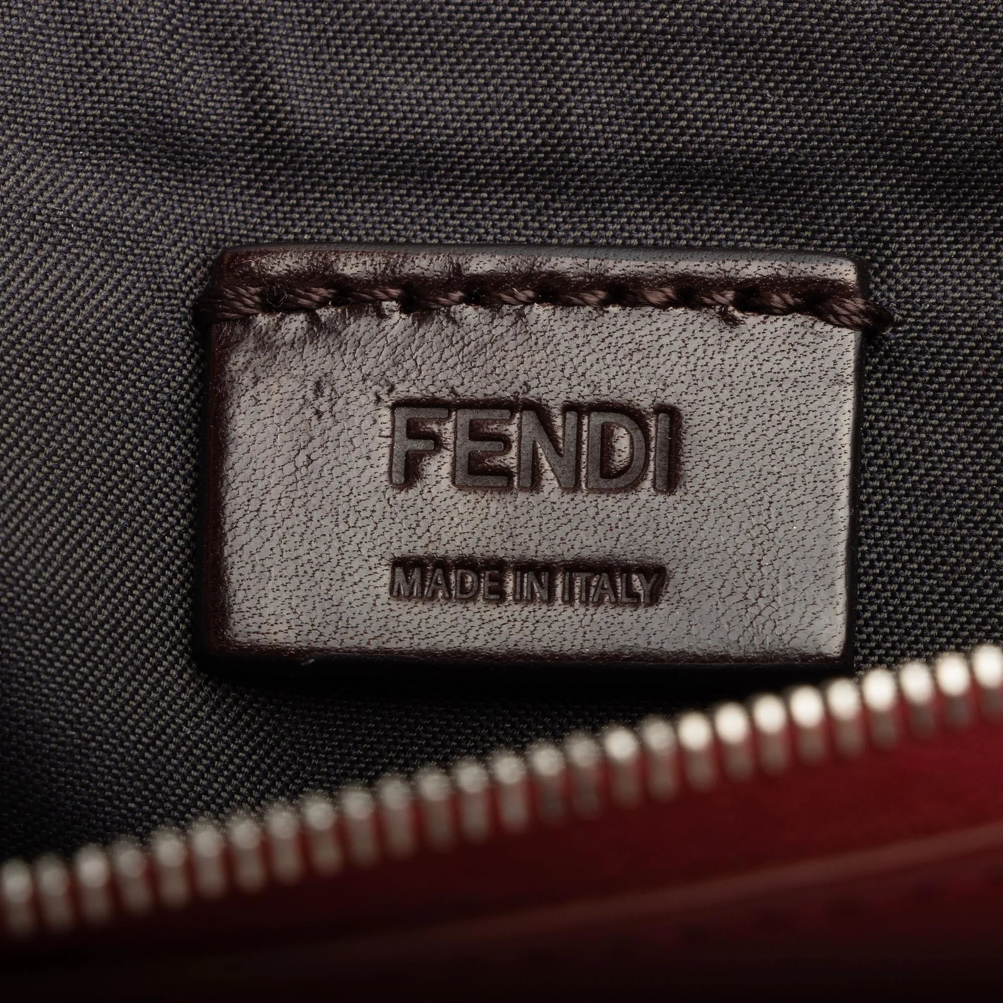 Fendi Calfskin F is Fendi Triplette Pouch Set (SHF-23922)