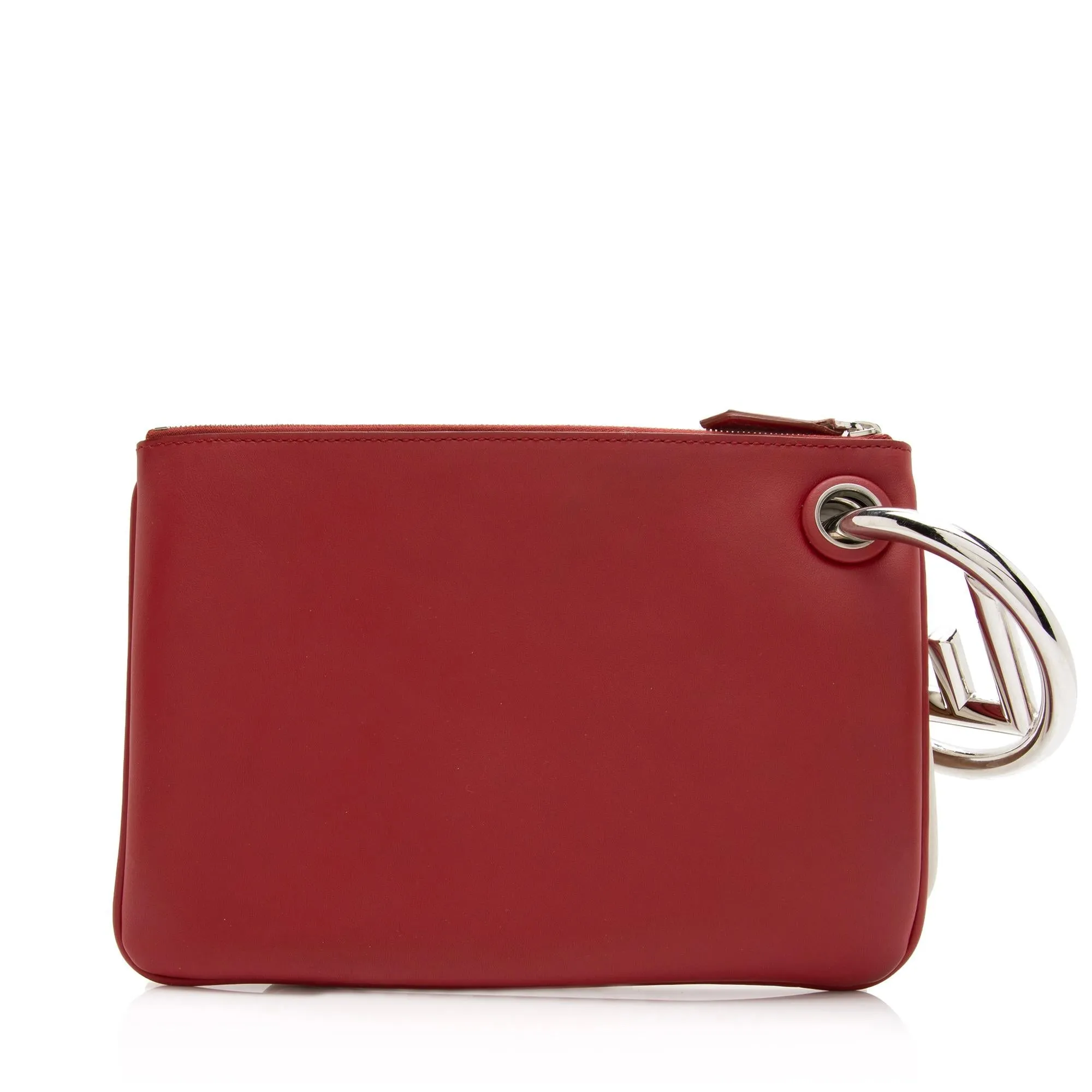 Fendi Calfskin F is Fendi Triplette Pouch Set (SHF-23922)