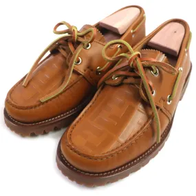 FENDI Deck shoes 7D1407 leather Brown 5