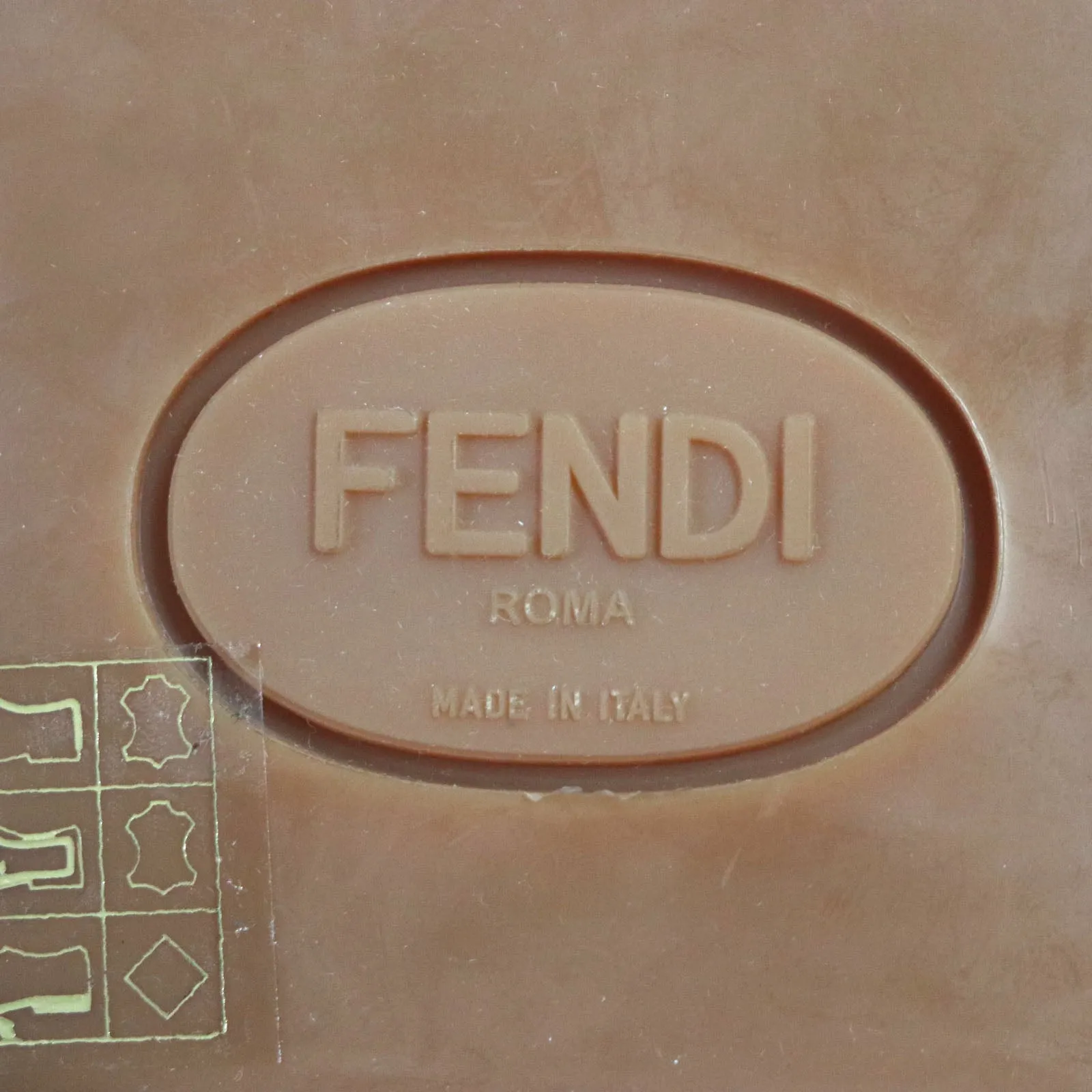 FENDI Deck shoes 7D1407 leather Brown 5