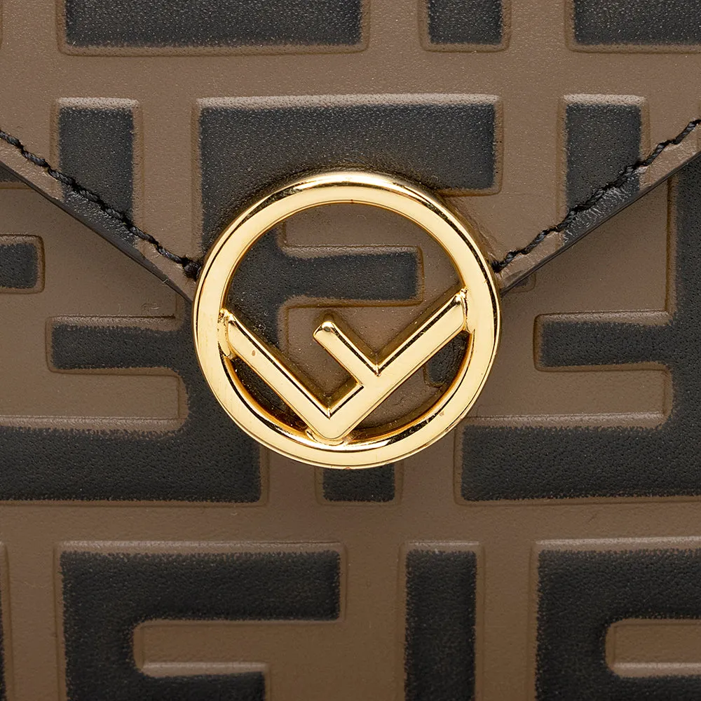 Fendi FF Embossed 1974 Envelope Pouch (SHF-20977)