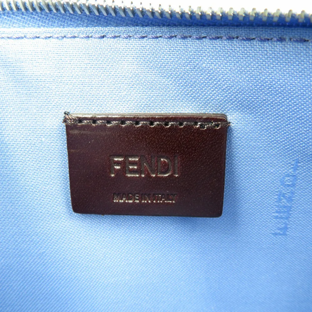 FENDI Pouch 8M0341 leather blue Multi studs Women Used