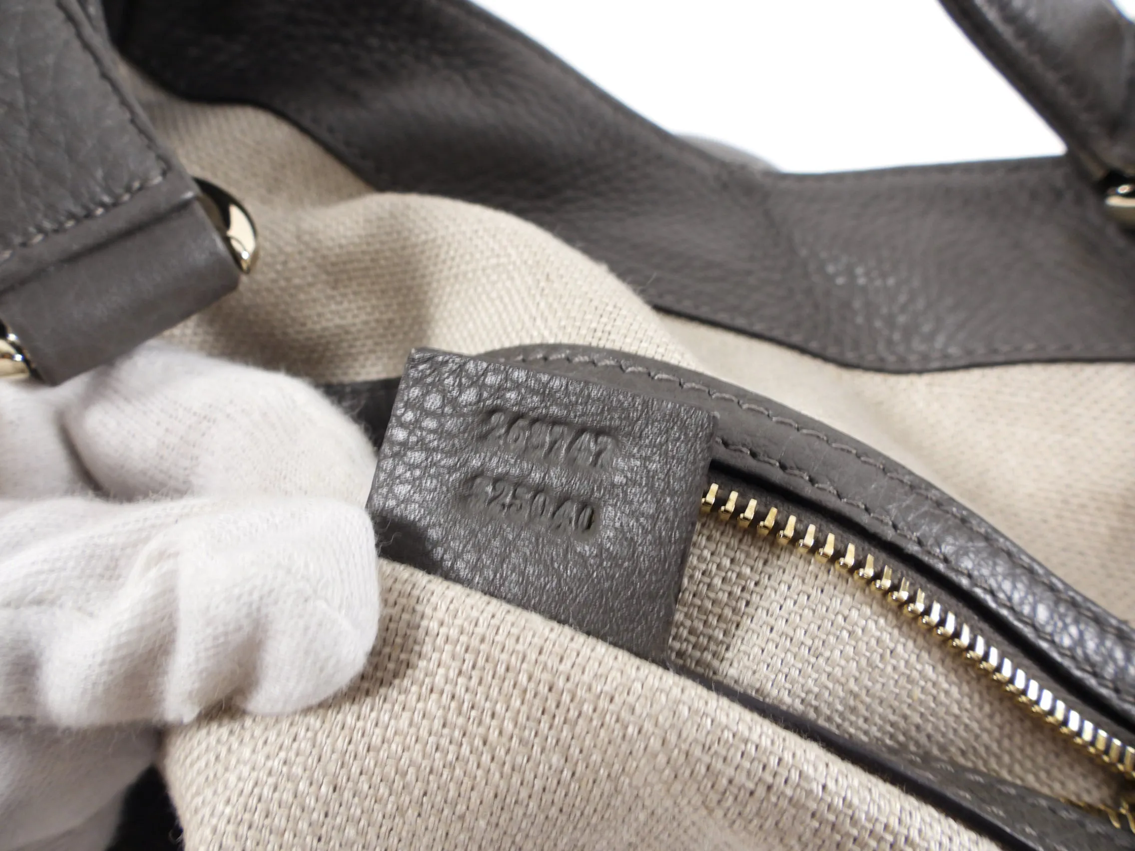 Gucci Grey Greenwich Python Hobo Bag