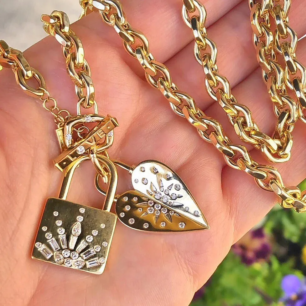 Love Explosion Heart Pendant