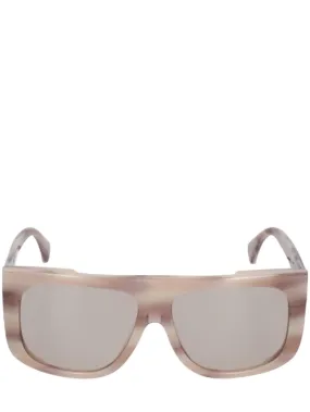 Max Mara   Eileen squared acetate sunglasses 