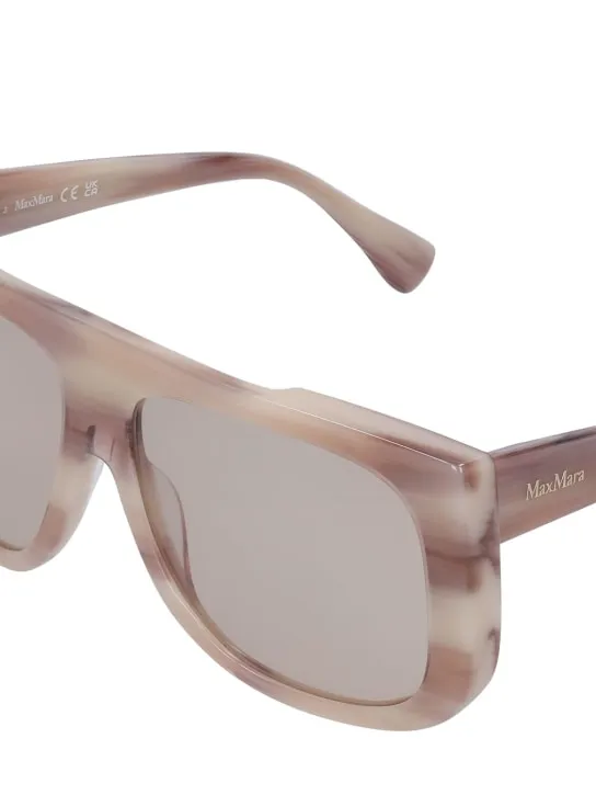 Max Mara   Eileen squared acetate sunglasses 