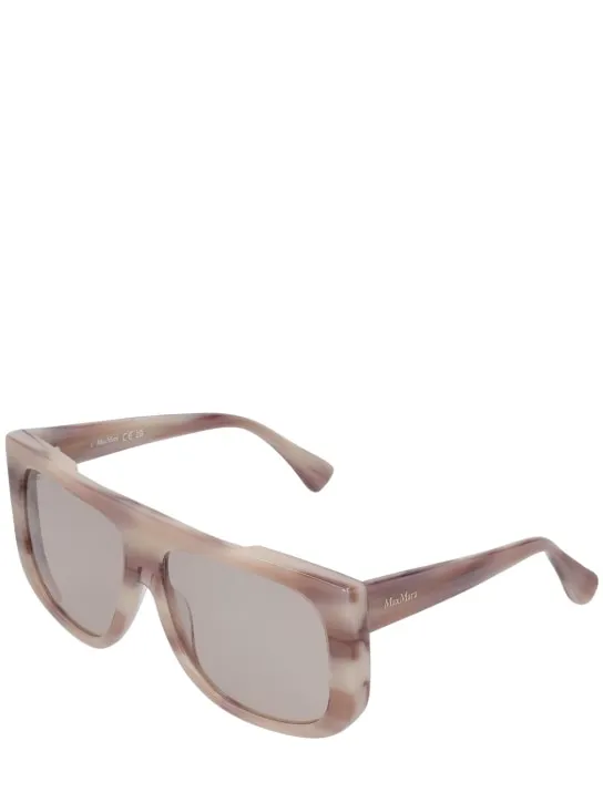 Max Mara   Eileen squared acetate sunglasses 