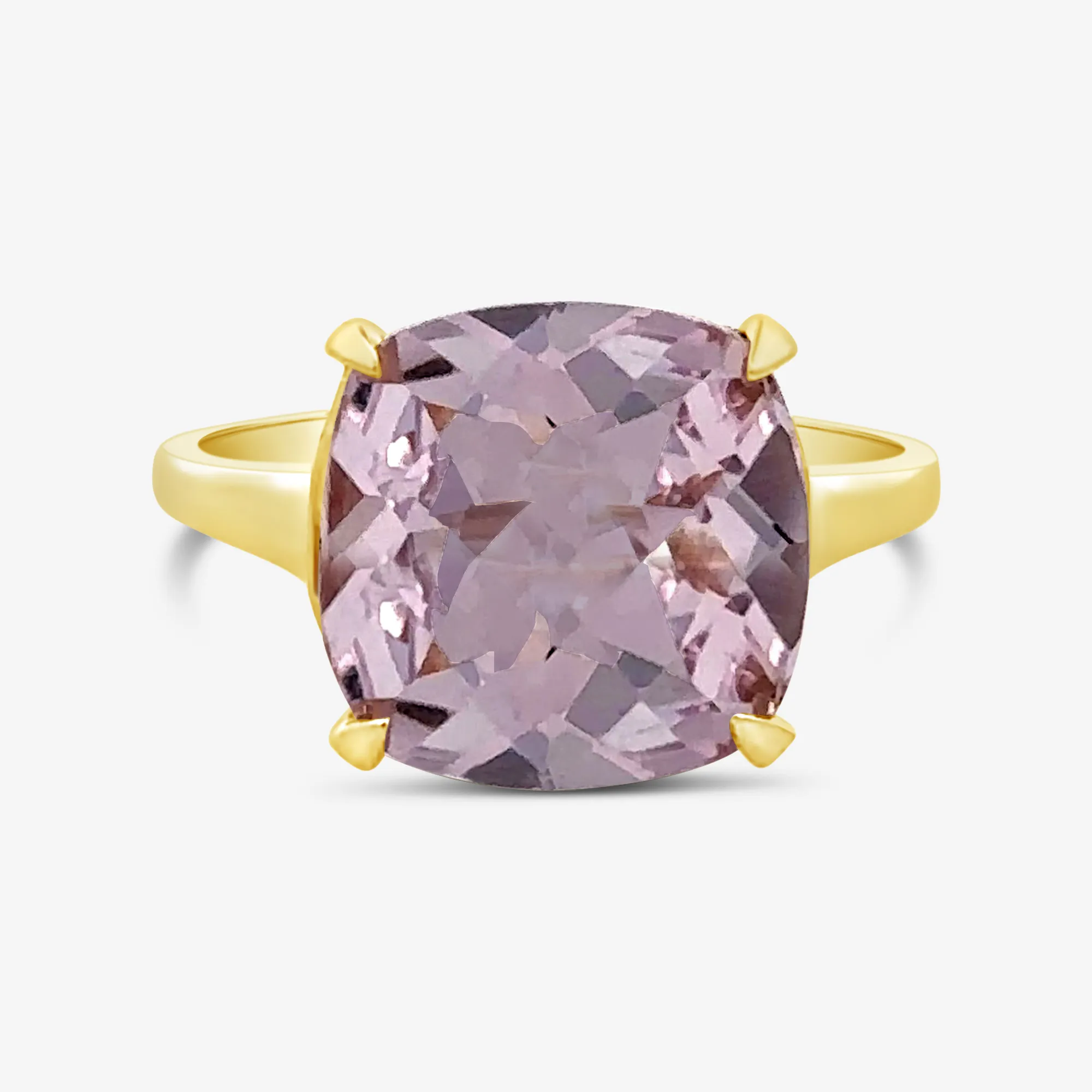 Pink Amethyst Briolette Collection Ring