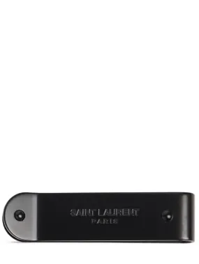 Saint Laurent   Logo metal money clip 