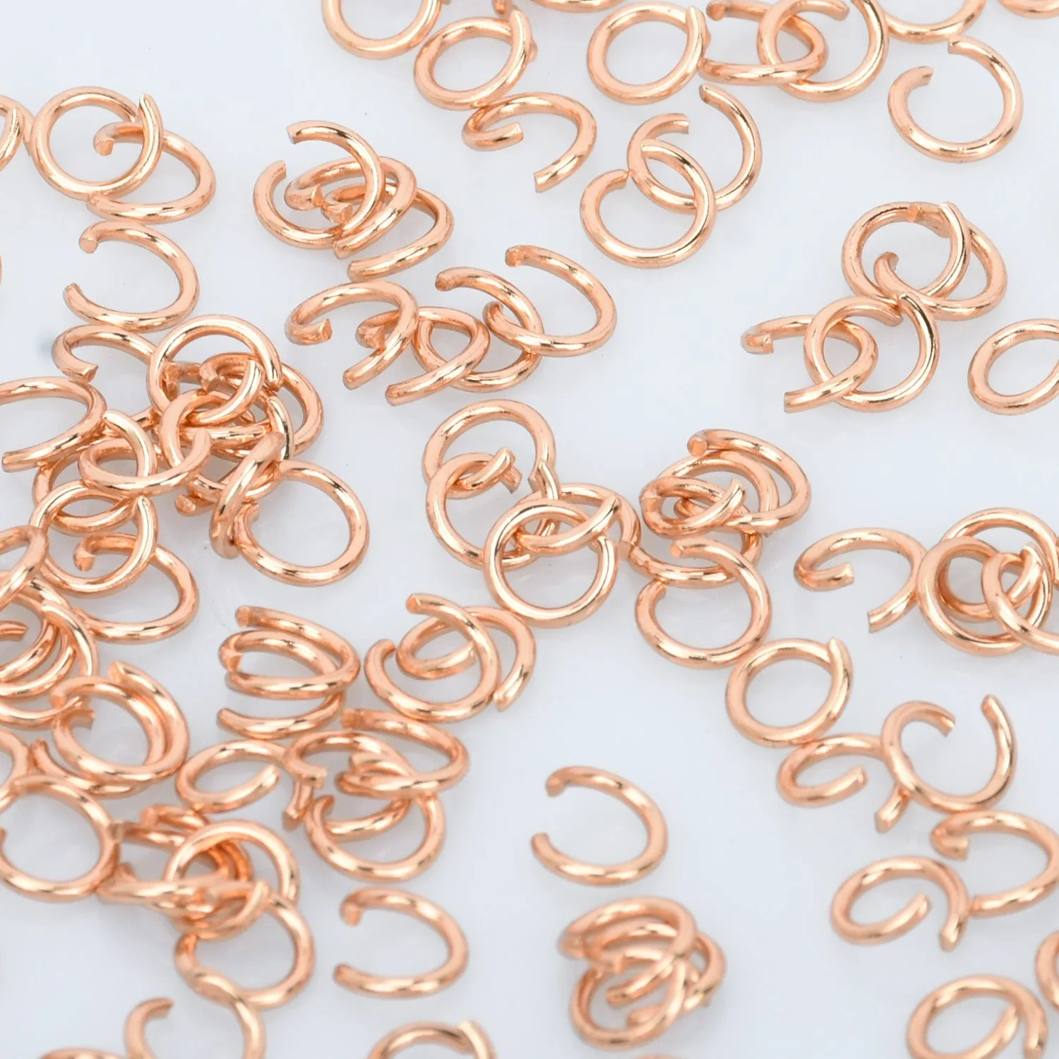Stainless Steel Open Jump Rings 3/3.5/4/5/6mm Split Rings 0.6mm Thick Jump Rings Findings For Jewellery Making 500pcs