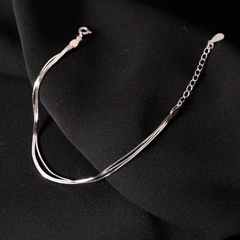 Sterling Silver Blade Bracelet