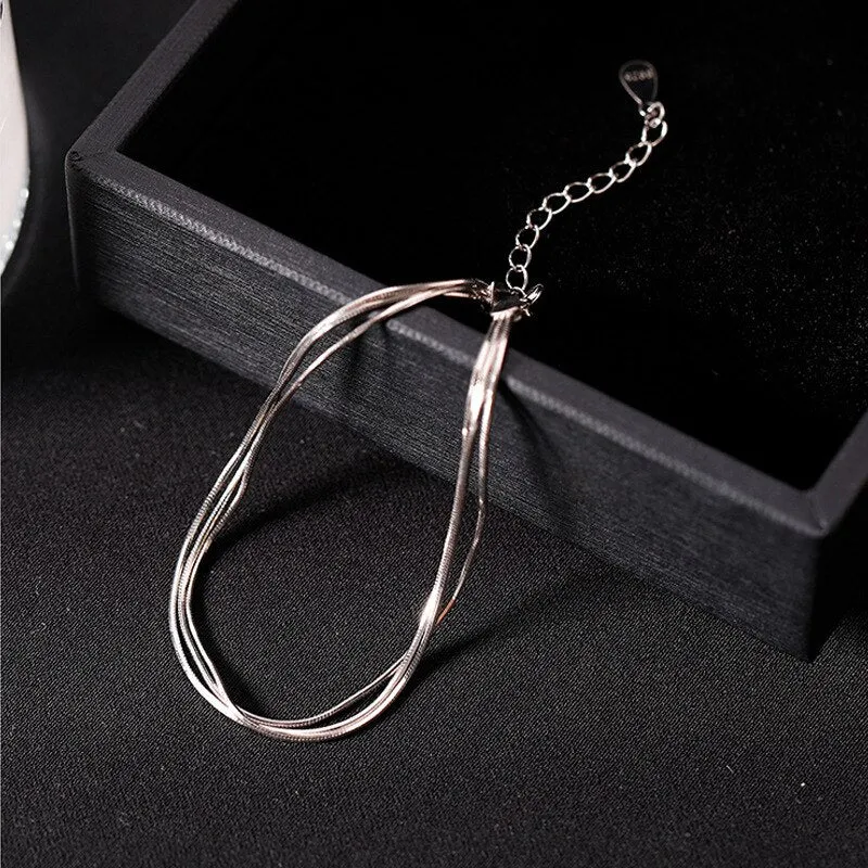 Sterling Silver Blade Bracelet