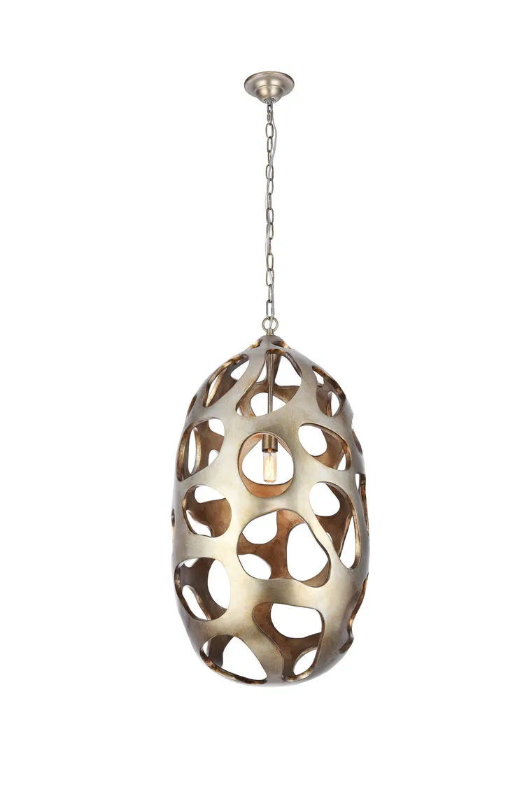 ZC121-1545D14GS - Urban Classic: Bombay 1 light in Gilded Silver  chandelier